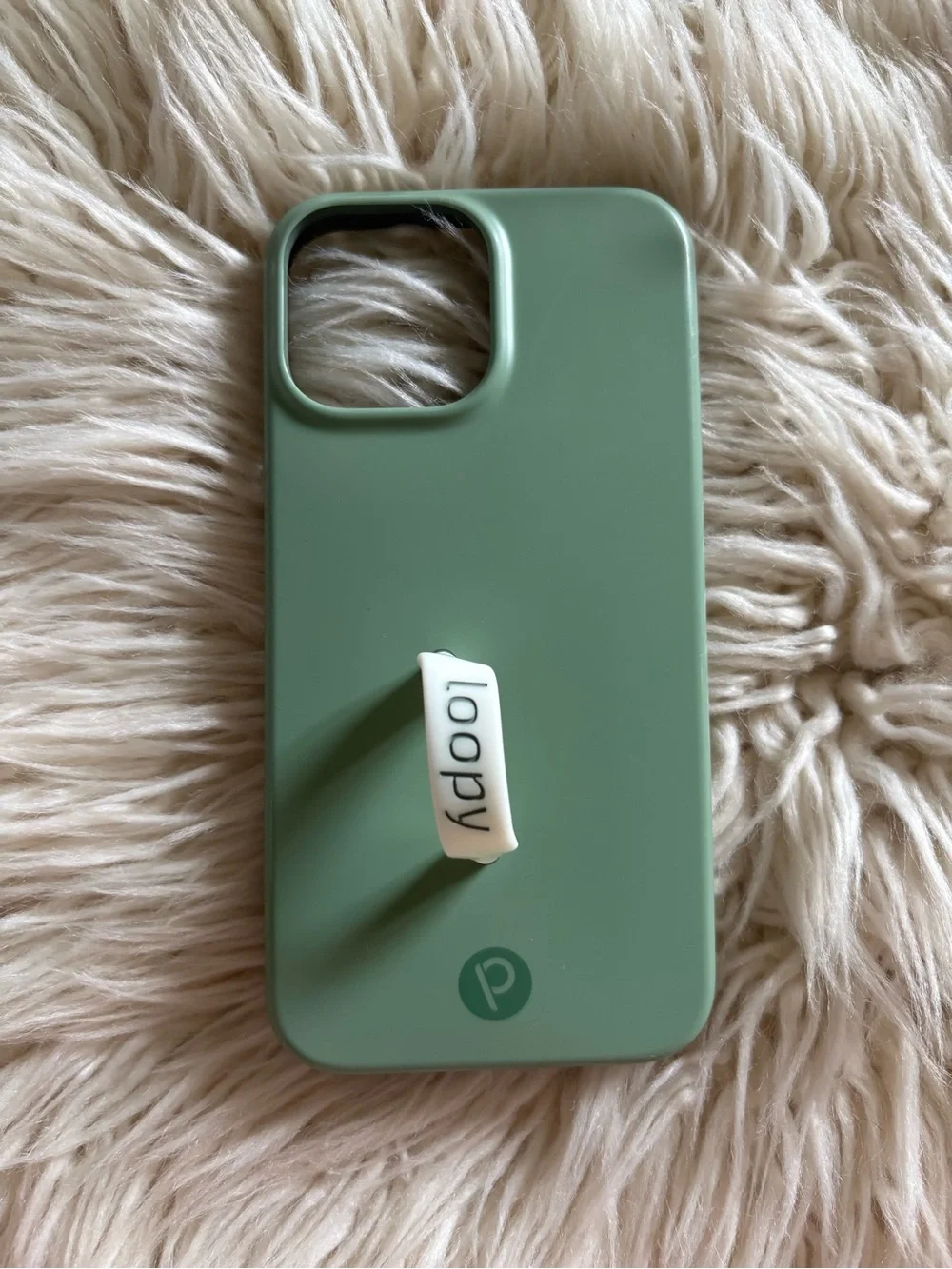 Loopy Cases Olive Green iPhone 12 / 13 Pro Max Fall Phone Case and Loop 6.7 in